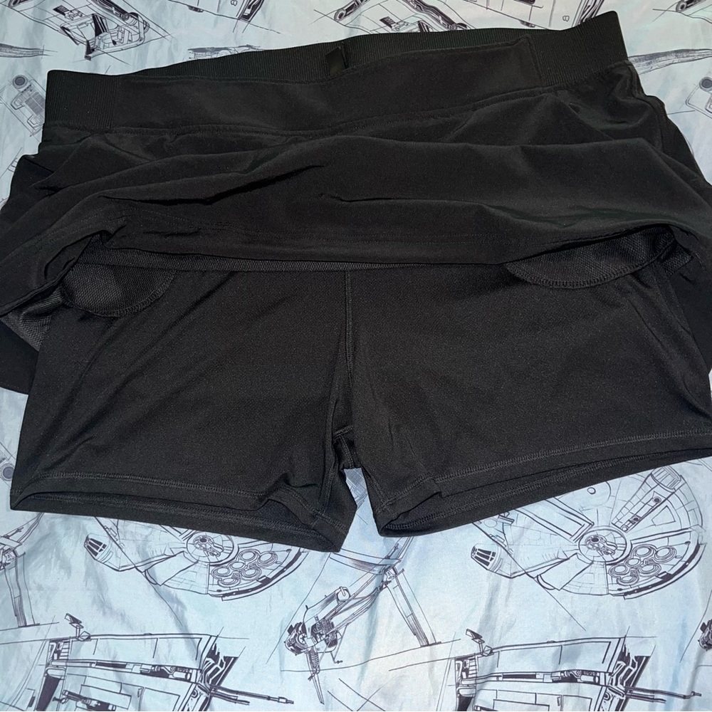 32 Degrees Cool Women's Black Mini Skort - Picture 4 of 8